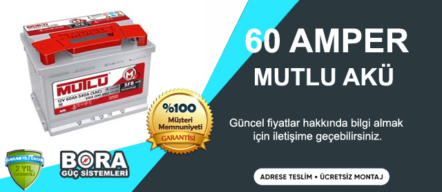 mutlu 60 amper akü