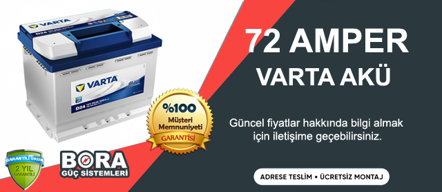 72 amper akü varta